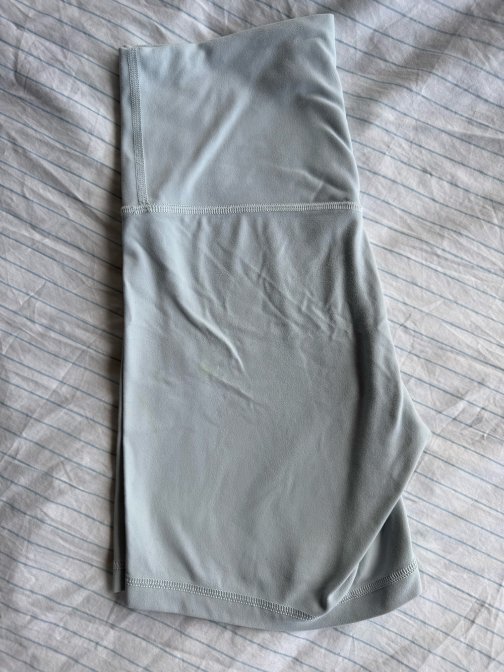 TNA Aritzia Butter Short in Light Blue. Size: M - Picture 2 of 4